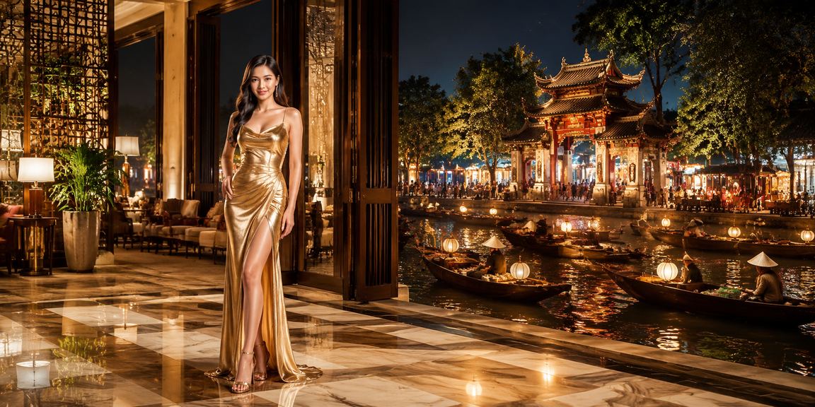 Không khí lễ hội cá cược casino sôi động tại Hà Nội với ánh đèn neon rực rỡ về đêm